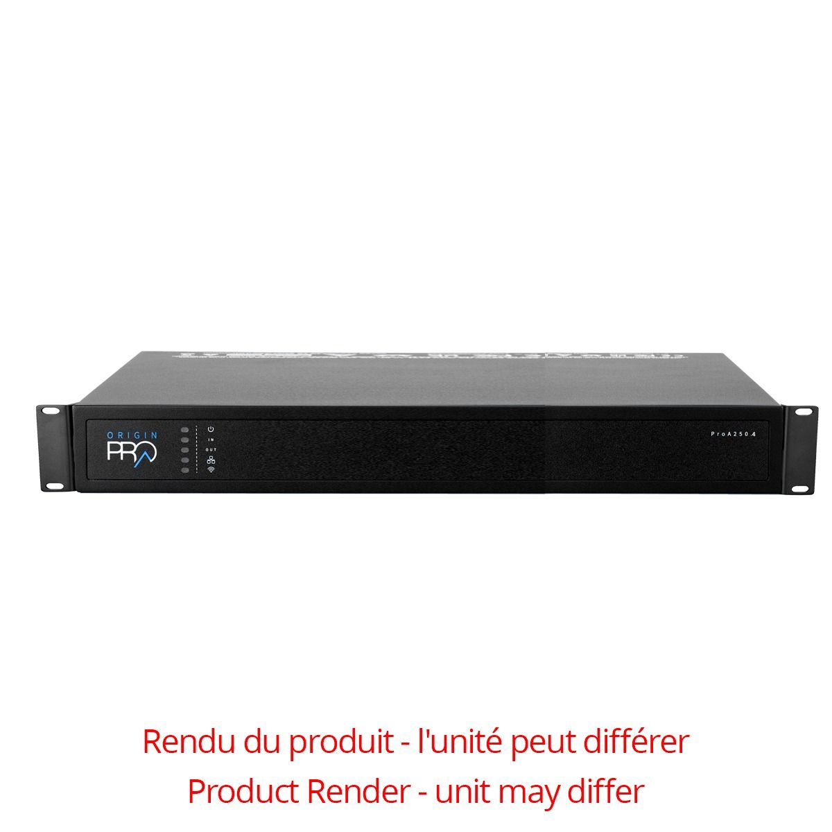 500w IP Amplifier - 8ch @ 8ohm or 4ch @ 70v/100v, 1U Rack