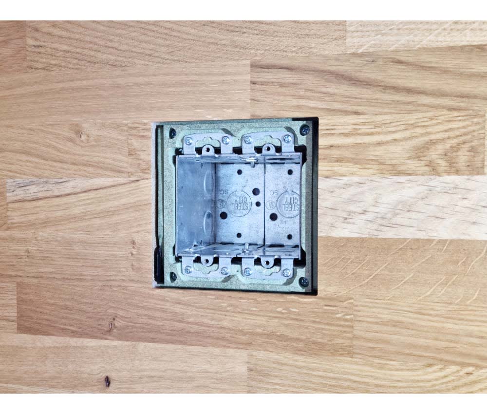 Wall-Smart® Solid Surface Mount for Control4 Contemporary Lighting Devices | 2 Gang