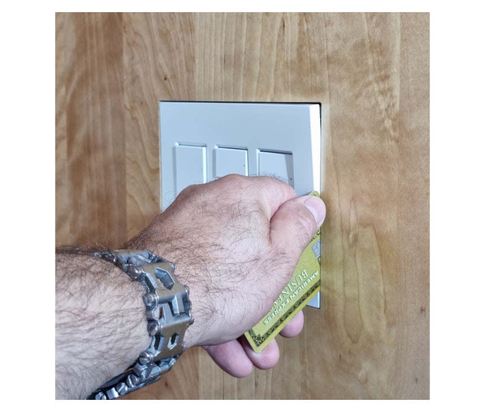 Wall-Smart® Solid Surface Mount for Control4 Contemporary Lighting Devices | 3 Gang