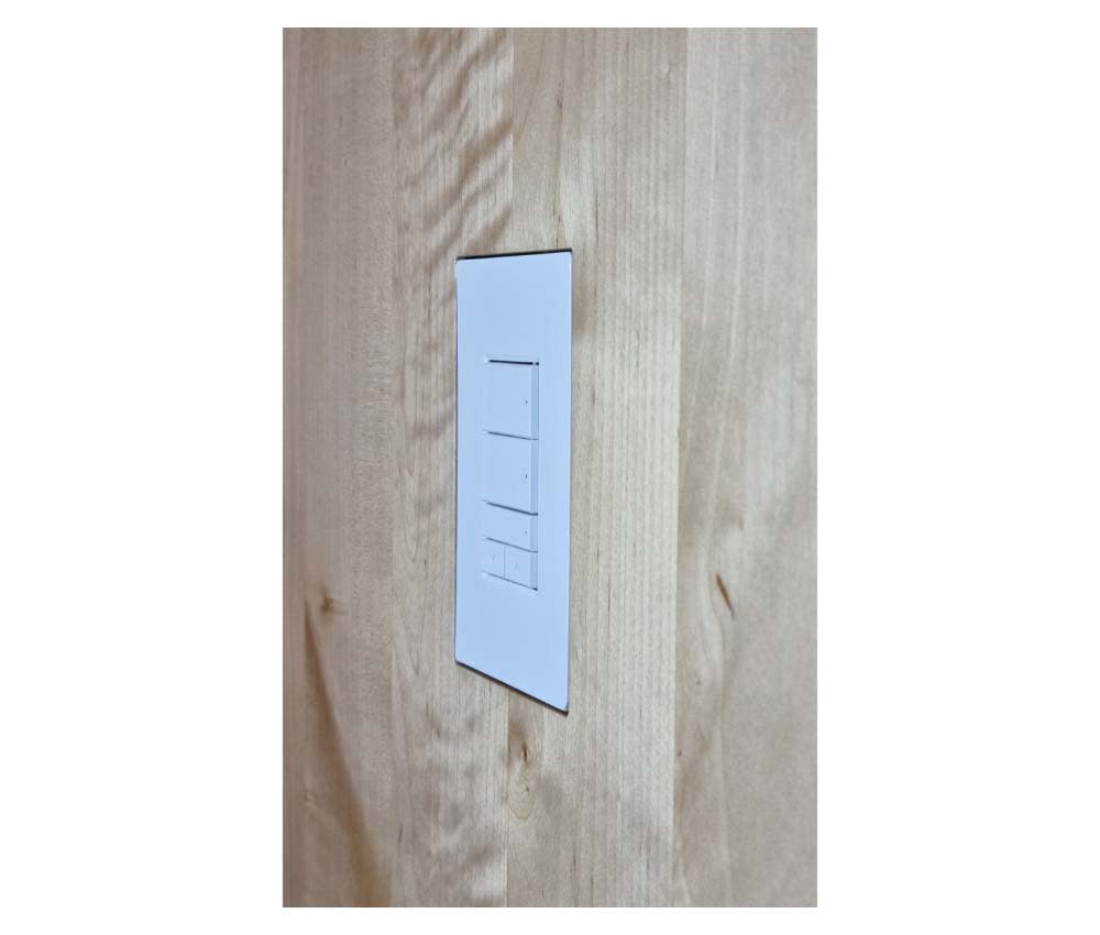 Wall-Smart® Solid Surface Mount for Control4 Contemporary Lighting Devices | 1 Gang