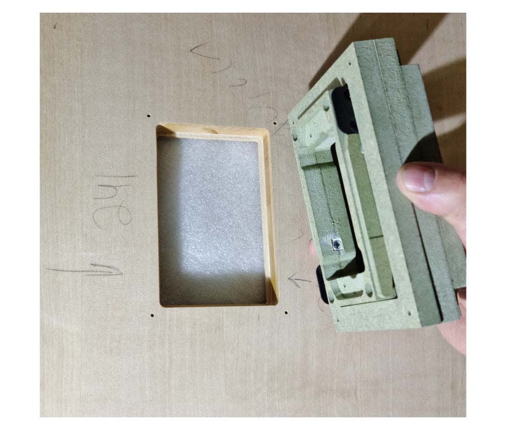 Wall-Smart® Solid Surface Mount for Control4 Contemporary Lighting Devices | 1 Gang