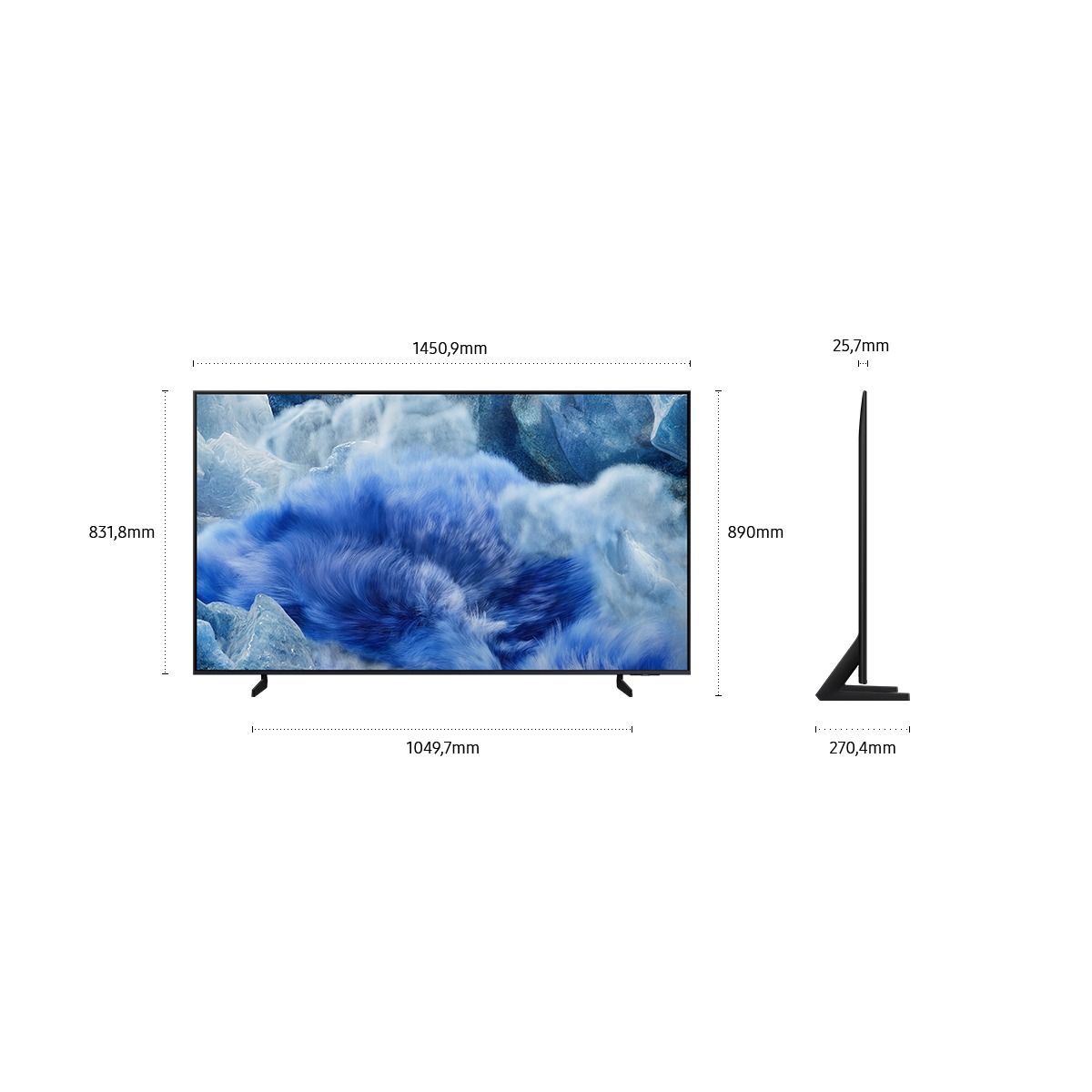 65in Q8 series QLED 4K TV - 2025