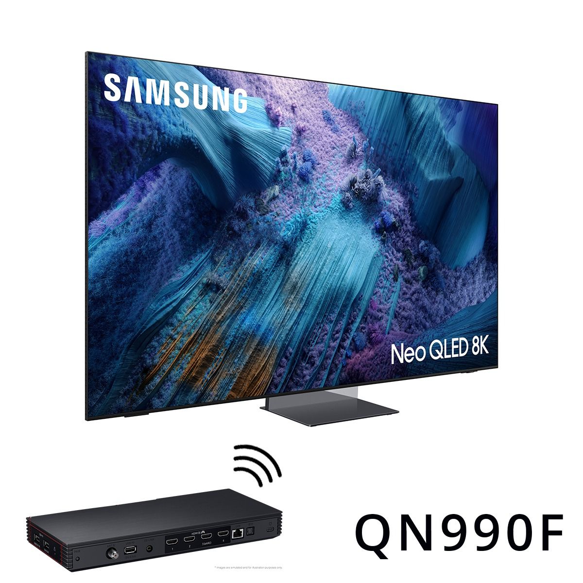 75in QN990 series Neo QLED 8K TV with OneConnect Box - 2025