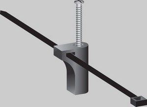 Quick Tye Stand Off (Screw) 8 in zip - 100pk