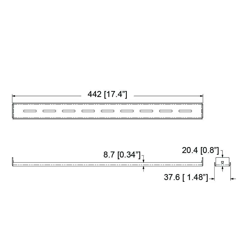 CLAMPING BAR W-FOAM STRIP