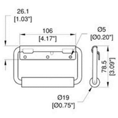 Handle Set (2) for R8400/R8500 Rack Enclosures