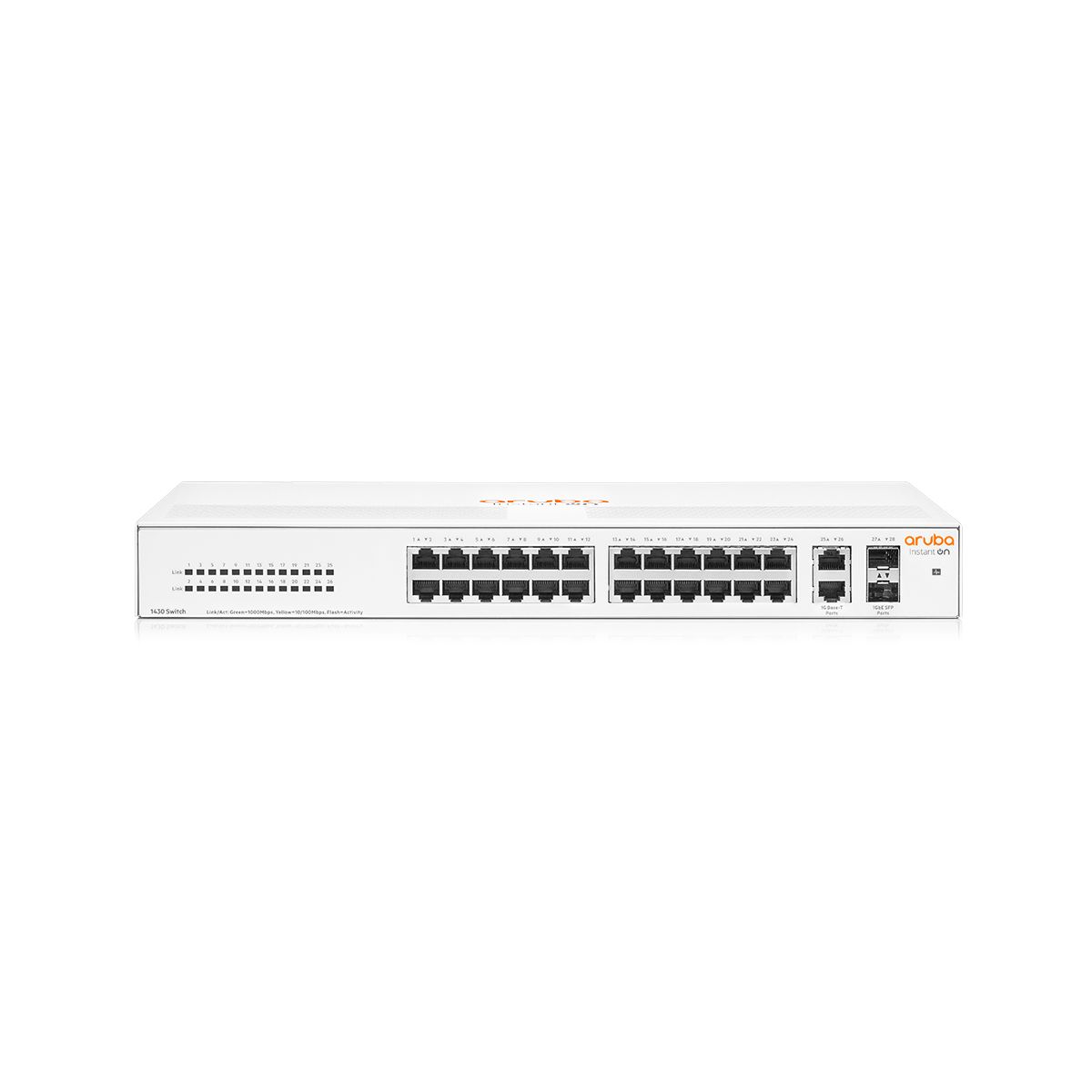 HPE Networking Instant On Switch Series 1430 26P w-2xSFP