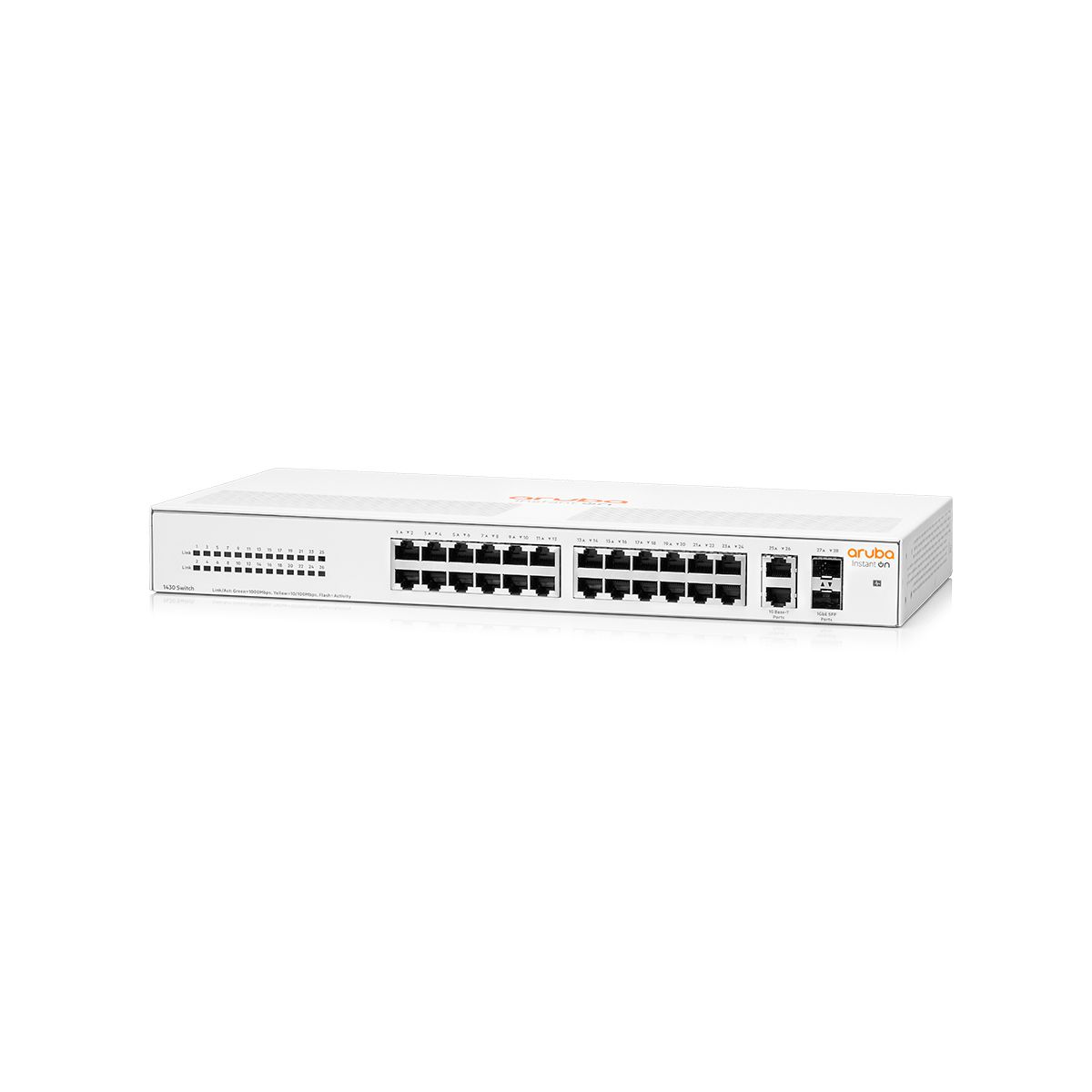 HPE Networking Instant On Switch Series 1430 26P w-2xSFP