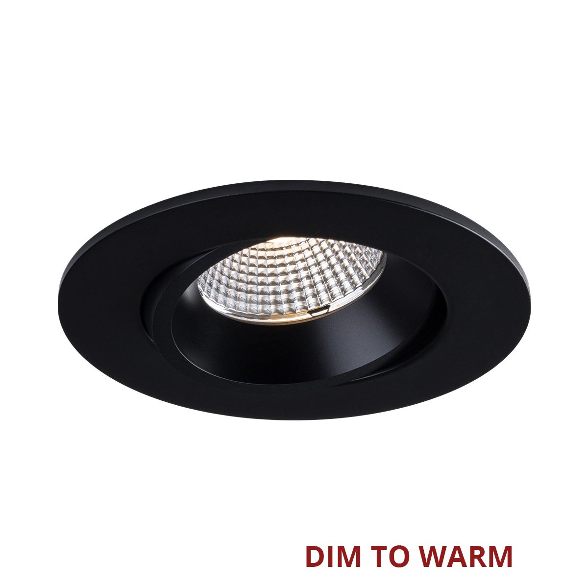 3.5 in LUNA Designer,12W, Dim To Warm, Black