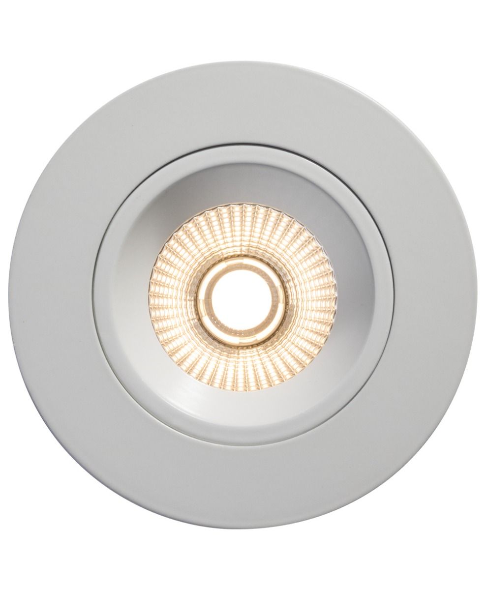 4 in LUNA Designer, 4PK & Dimmer, 12W,Dim To Warm, White