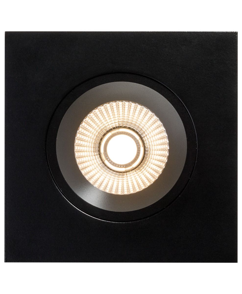 3.5 in LUNA Designer Square,12W,2700K-5000K Selectable,Black