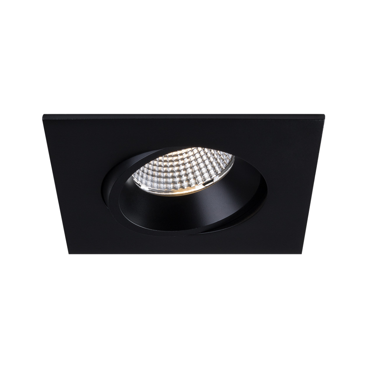 3.5 in LUNA Designer Square,12W,2700K-5000K Selectable,Black
