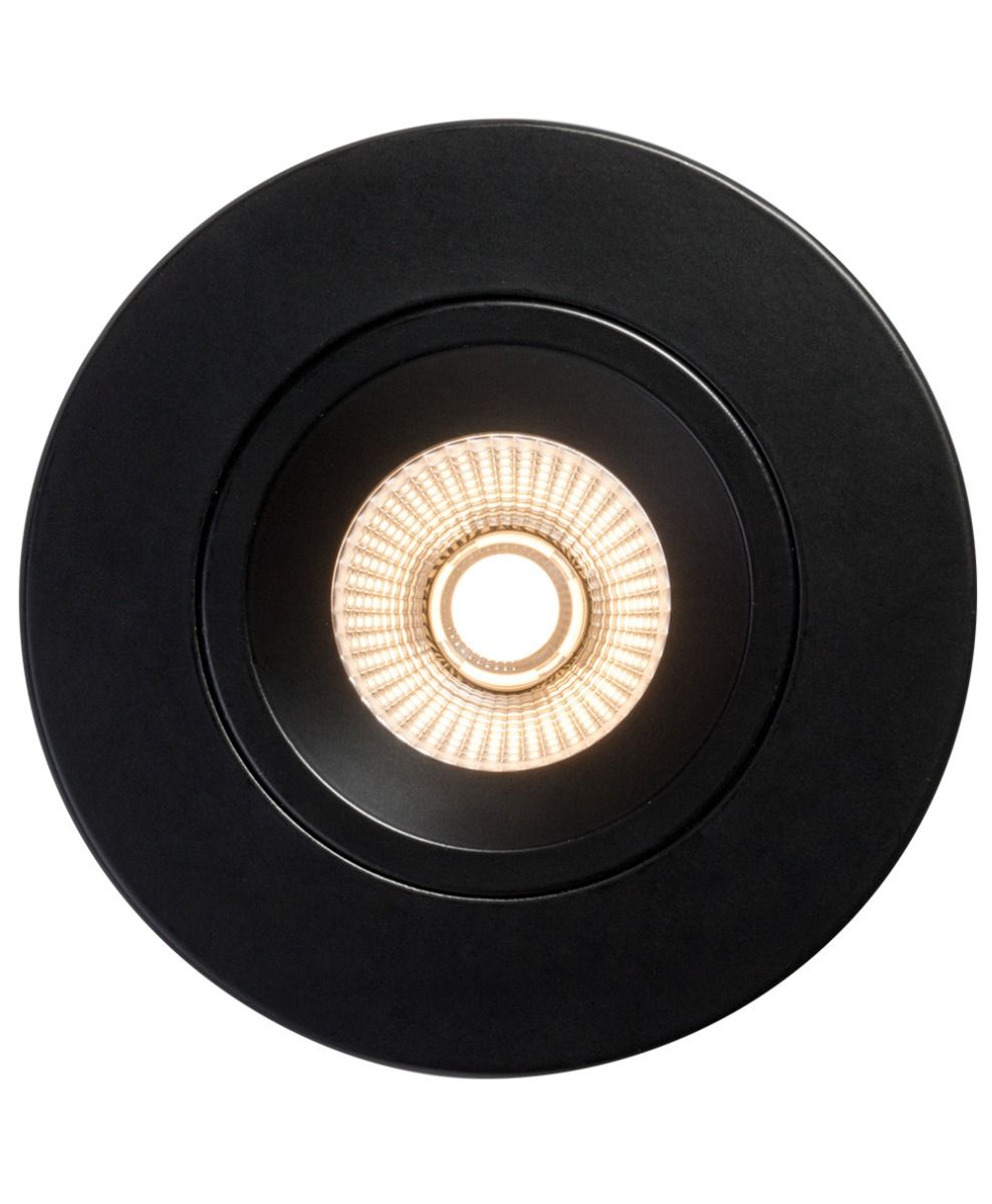4 in LUNA Designer,12W,2700K-5000K Selectable, Black