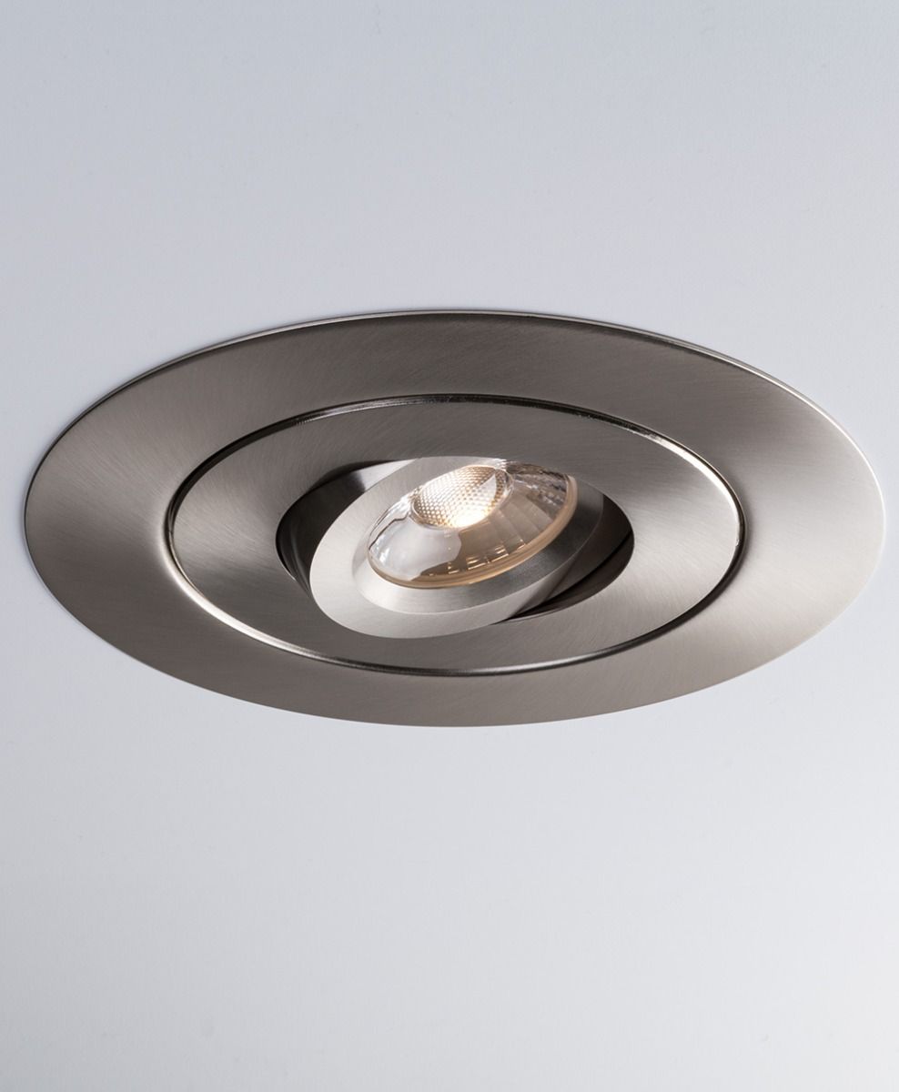 Goof XL Trim Ring for Luna 3.5 in Brushed Nickel