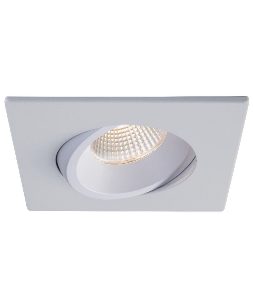 4 in LUNA Designer Square,12W,2700K-5000K Selectable, White