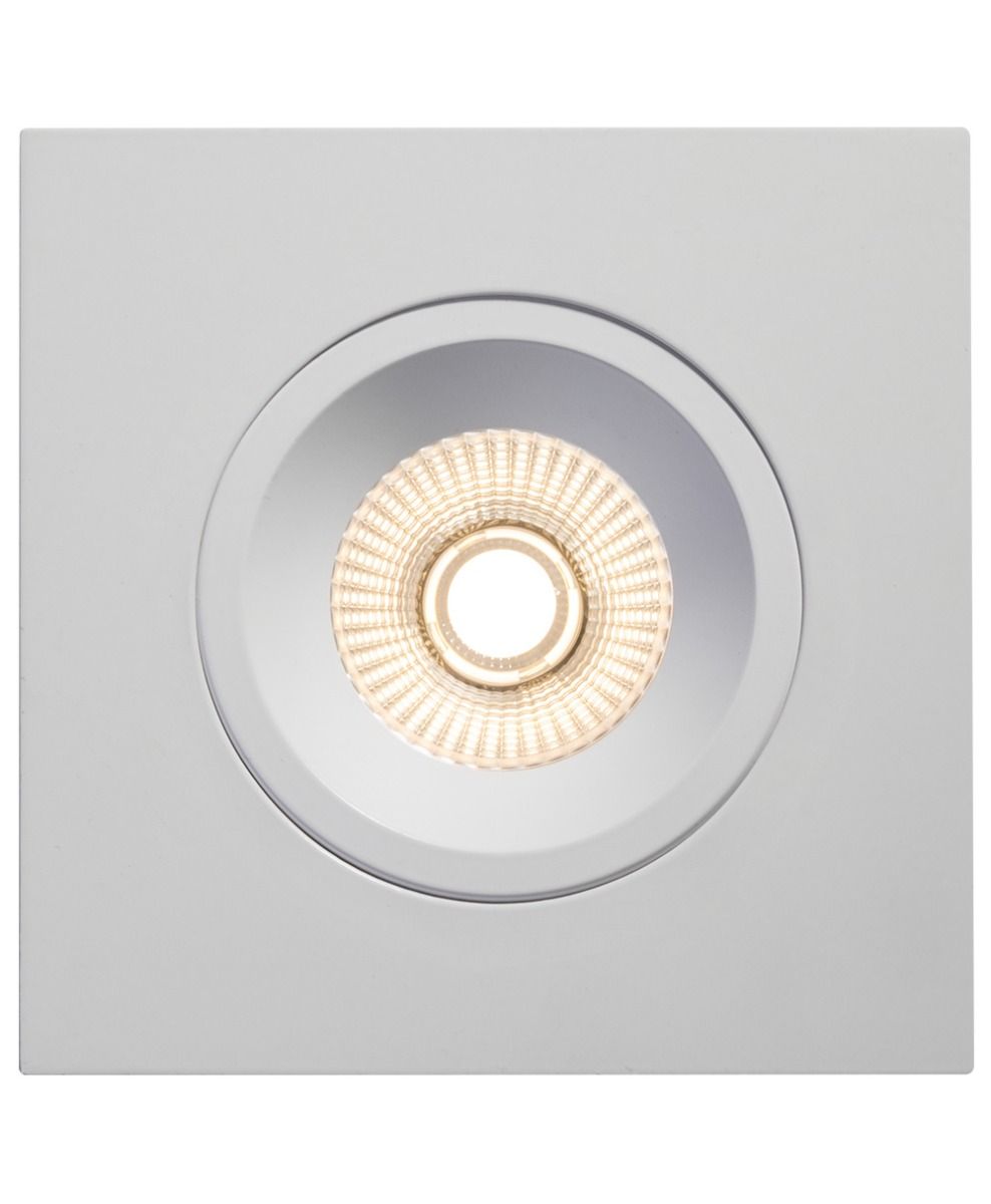 4 in LUNA Designer Square,12W,2700K-5000K Selectable, White