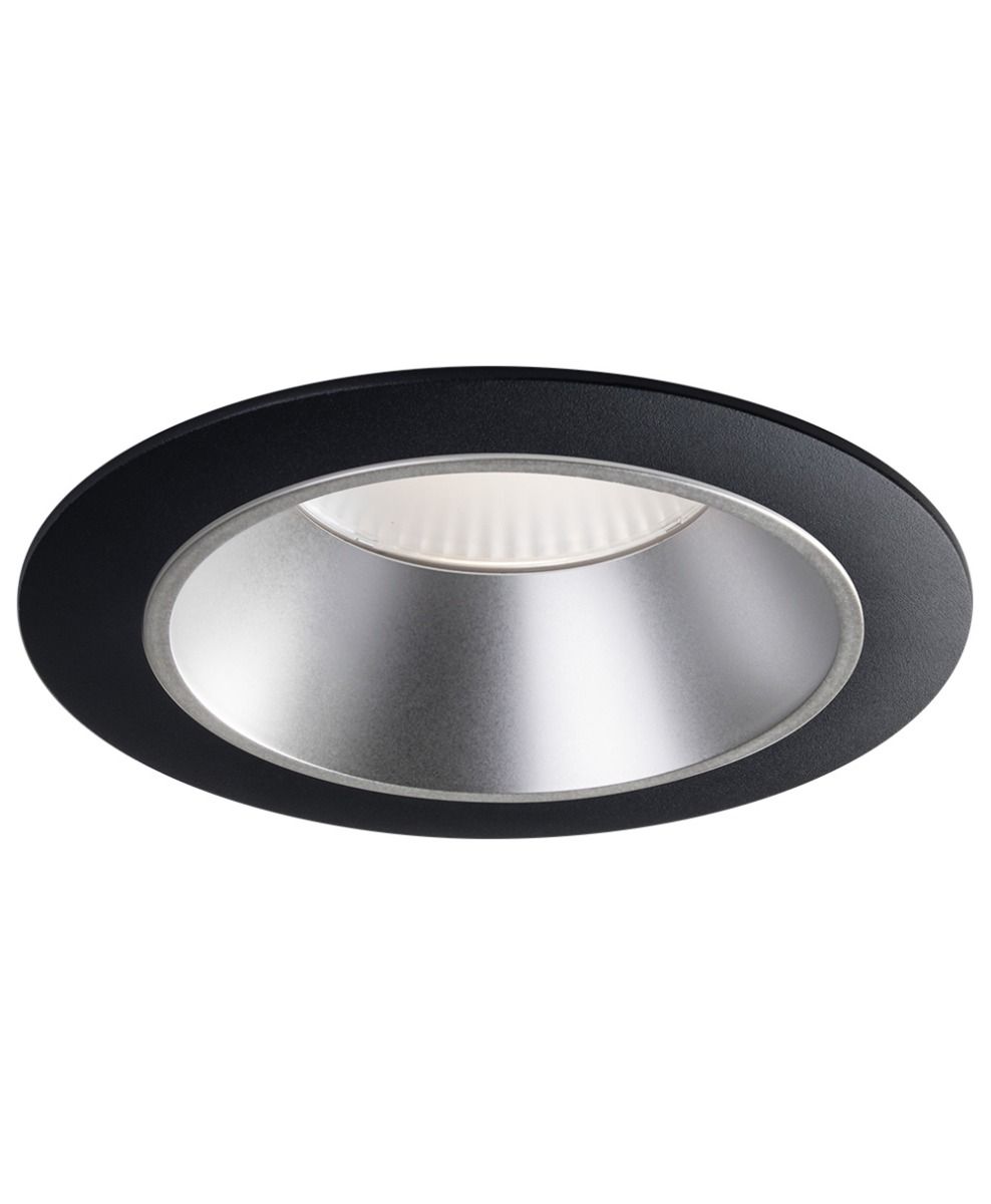 Luna 56 17 Watt Black Trim Semi-Specular Silver Interior