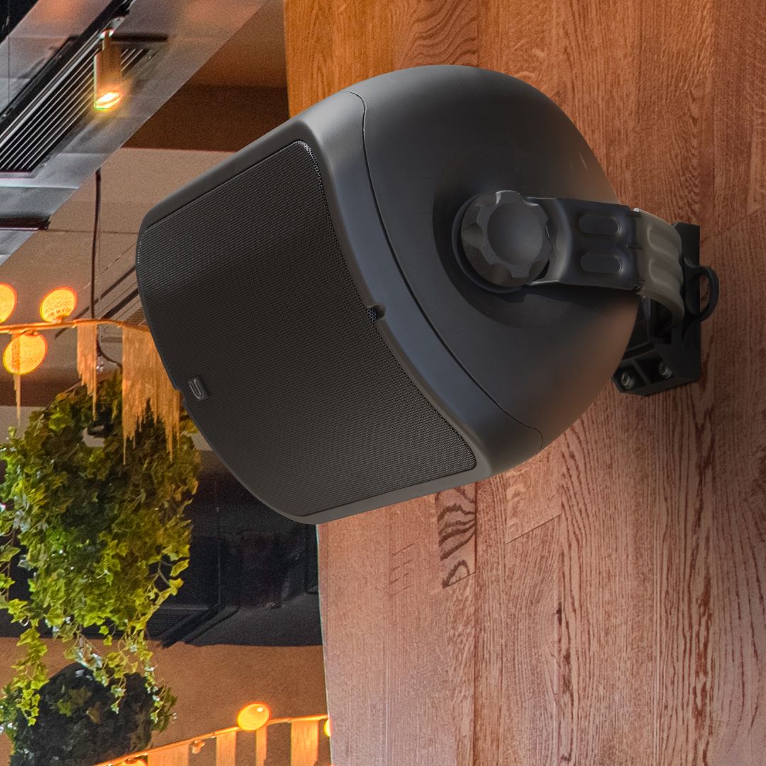 PoE Network Streaming Speaker - 6.5in - Black