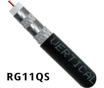 RG11 QuadShield 1000\' Black