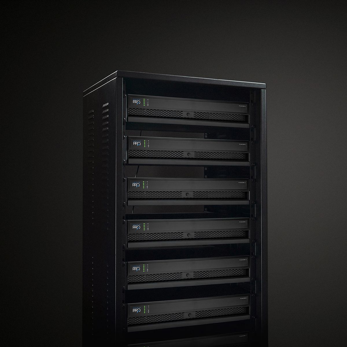 125w IP Amplifier - 2ch @ 8ohm or 1ch @ 70v/100v, 1U Hlf Rk