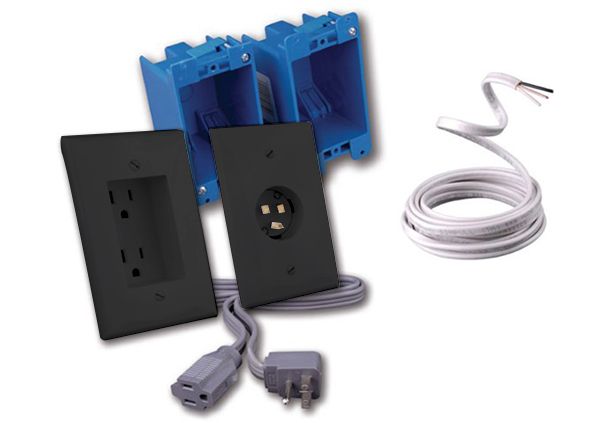 Rapid Link Power - Complete Install Kit with Romax, Black