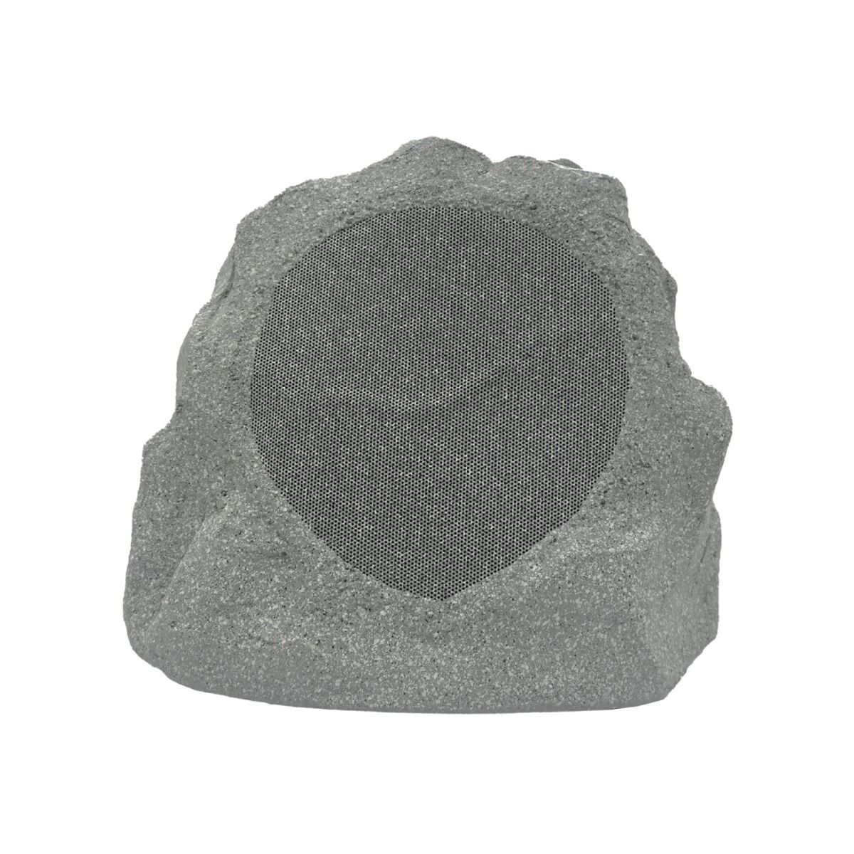 8in 2-Way Adept Outdoor Rock Speakers, 60w Granite