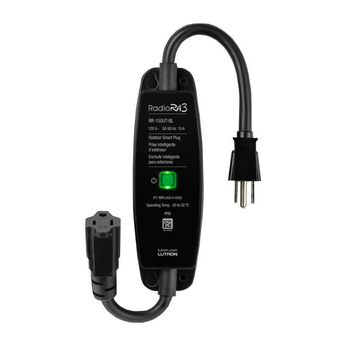 RA3 OUTDOOR PLUG-IN ON/OFF SWITCH - BLACK