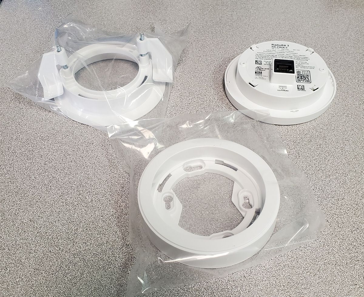 RA3 PROCESSOR KIT - CEILING AND WALL MOUNTS INCLUDED.