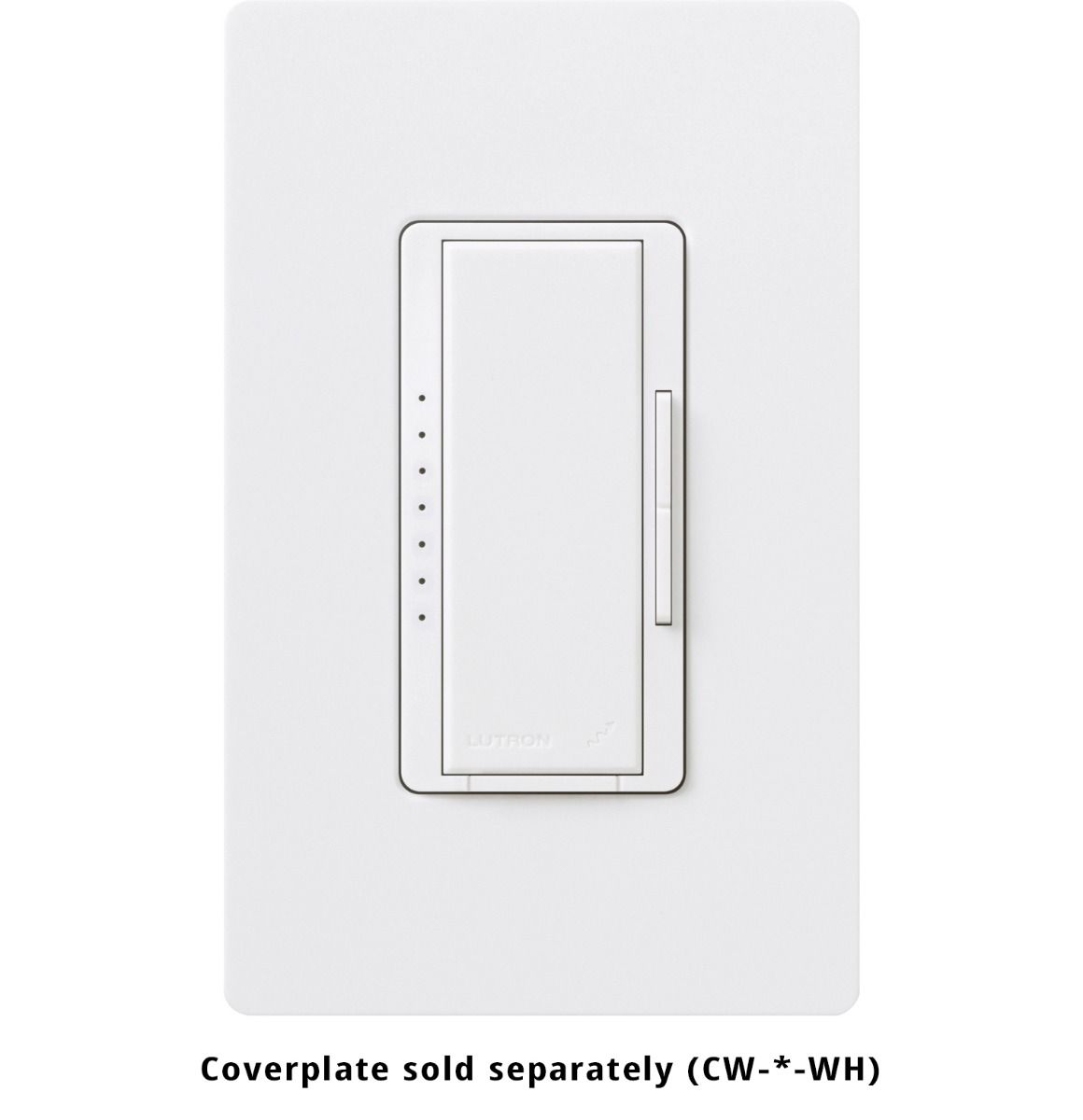 RA2 600W NEUTRAL DIMMER - GLOSS WHITE