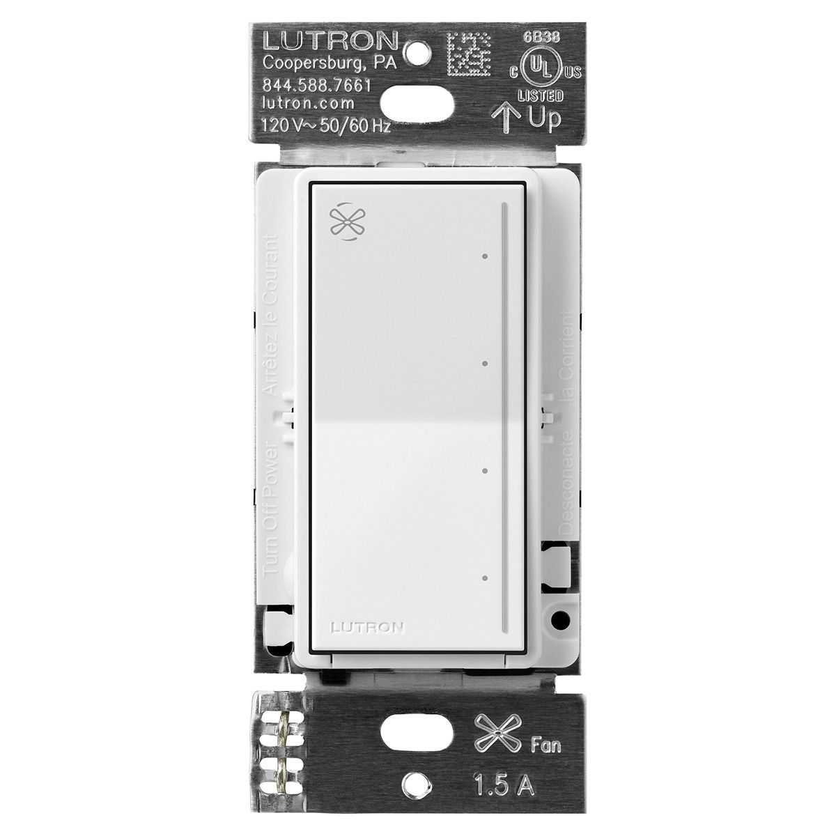 RA3 SUNNATA TOUCH FAN CONTROL - 4 SPEED - GLOSS WHITE