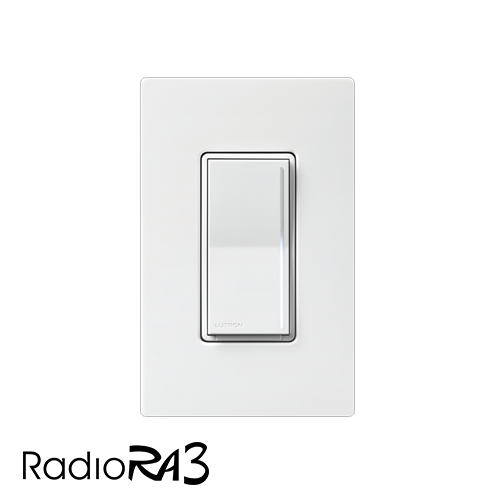 RA3 PHASE SELECTABLE NEUTRAL DIMMER - GLOSS WHITE