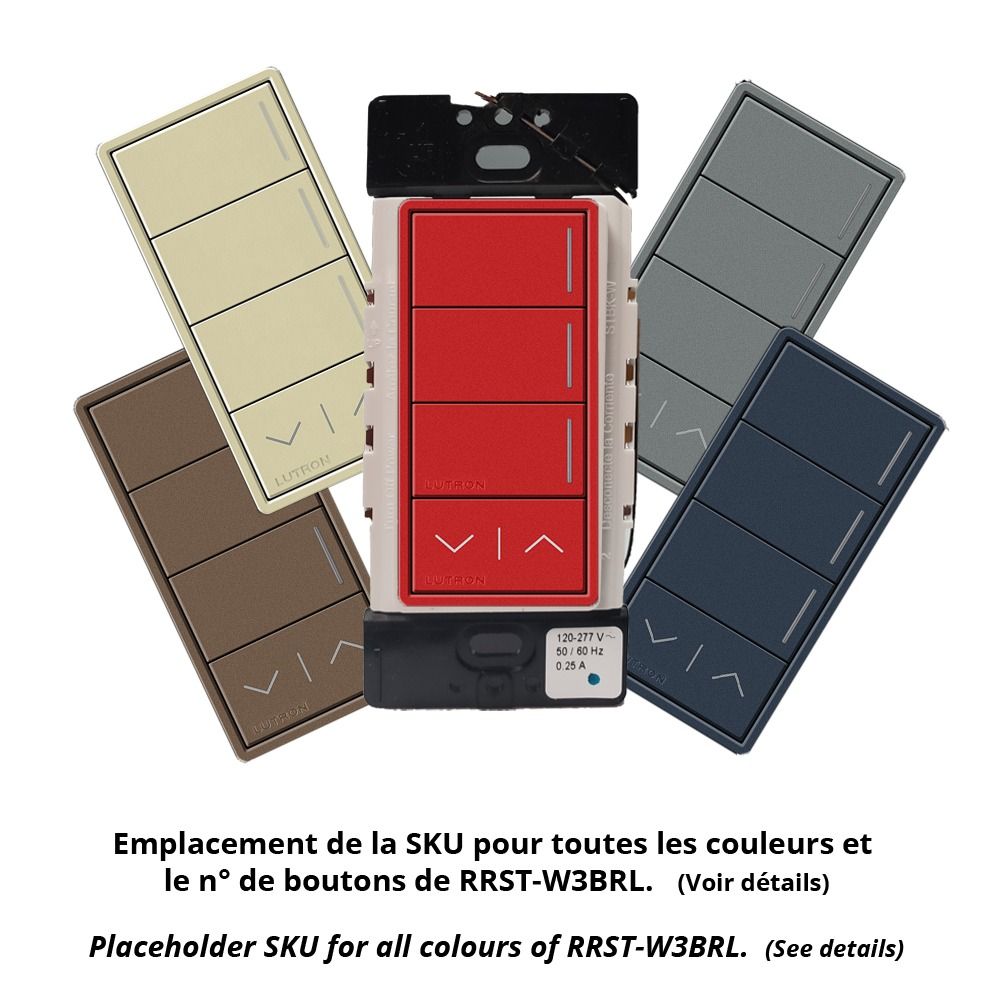 RA3 WALL KEYPADS (3BRL CONFIGS) - **SPECIFY COLOUR**