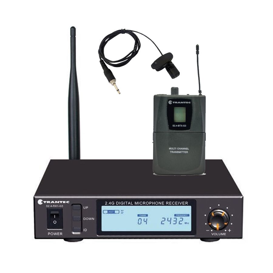 Digital Wireless 16 ch, RX1 Receiver w- BTX Beltpack, Kit