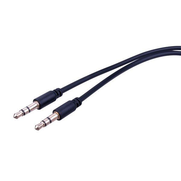 Slim 3.5mm Stereo Cable - Length: 12ft.
