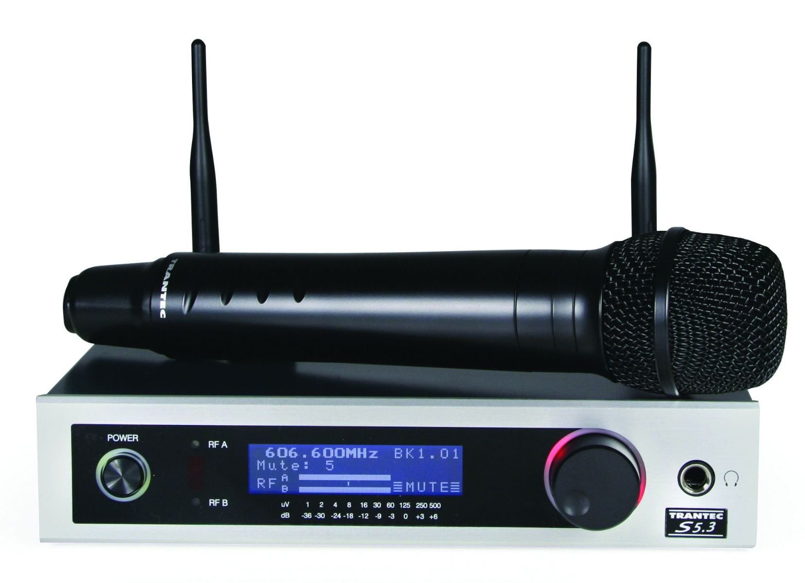 Handheld condenser wireless microphone and true diversity tu