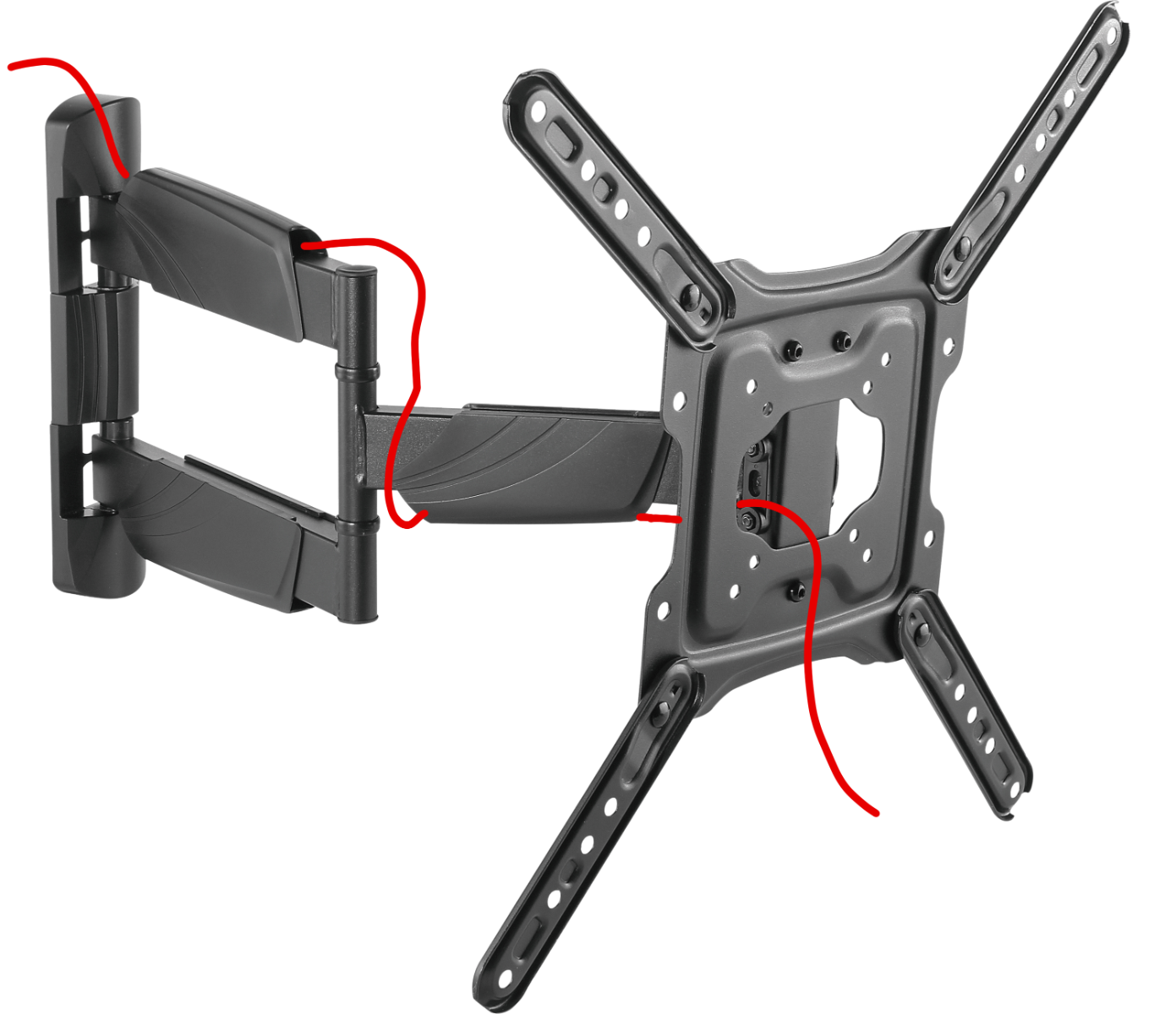 SynerG FullMotion Medium TV Mount 23-55 in