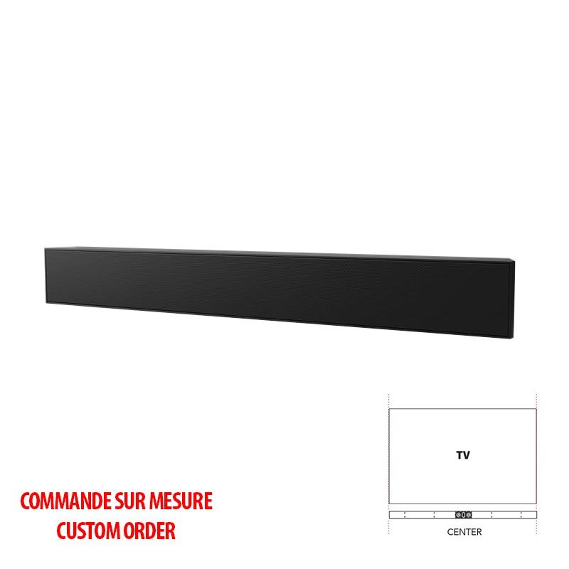 4in woofer Center channel Sound bar. Size: 65in up to 74in T