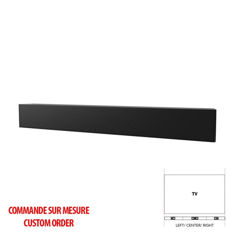 4in woofer LCR Sound bar. Size: 65in up to 74in TV