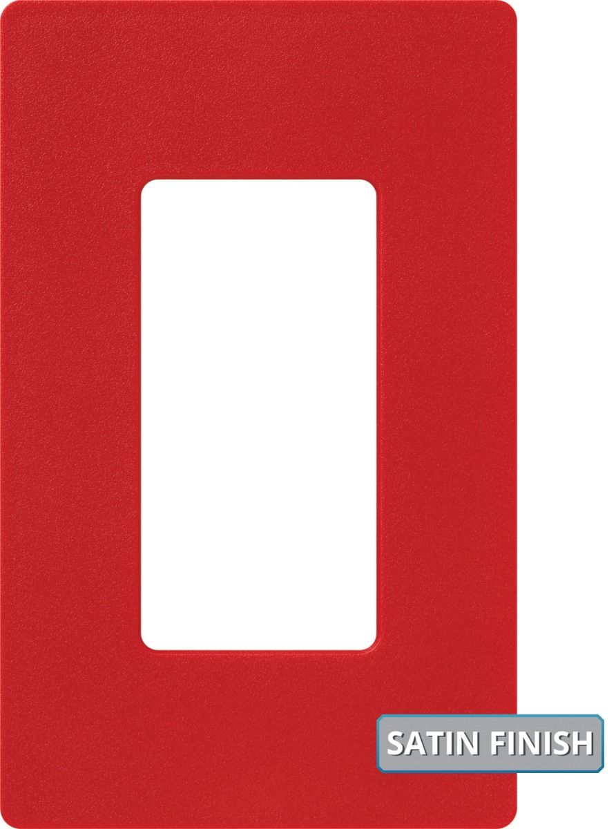 1-GANG SCREWLESS WALLPLATE - **SPECIFY COLOUR**