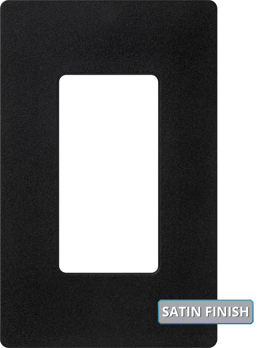1-GANG SCREWLESS WALLPLATE - SATIN MIDNIGHT