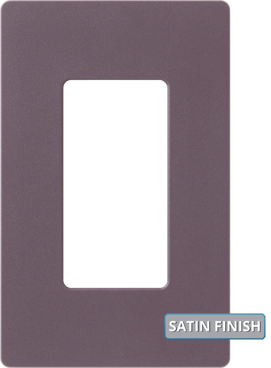 1-GANG SCREWLESS WALLPLATE - **SPECIFY COLOUR**