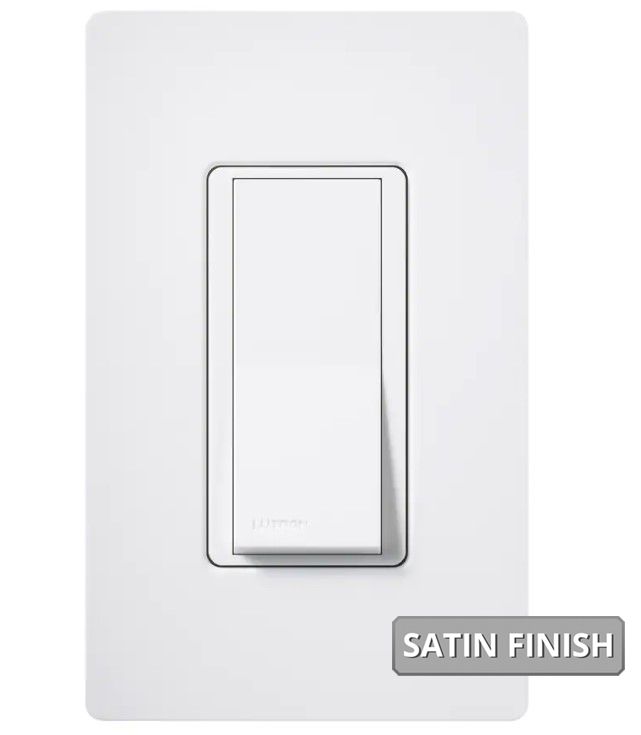 15A SINGLE POLE ON/OFF SWITCH - SNOW WHITE