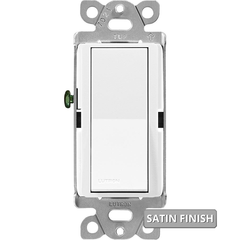 15A SINGLE POLE ON/OFF SWITCH - SNOW WHITE