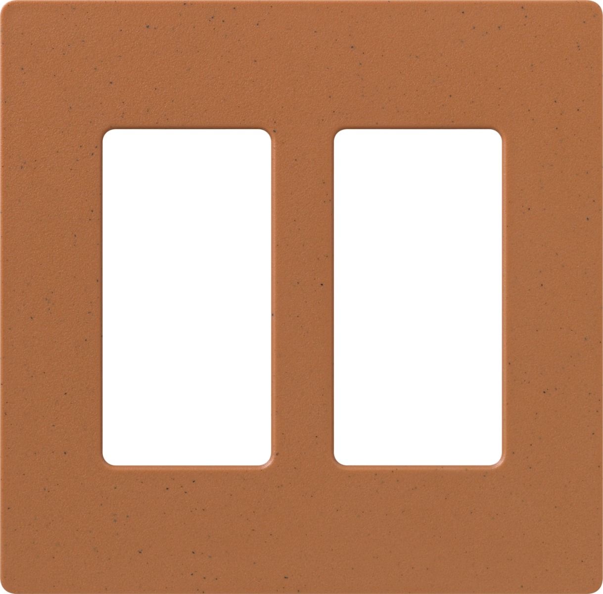 2-GANG SCREWLESS WALLPLATE - **SPECIFY COLOUR**