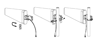 Full Band Yagi Directional 50 ohm Antenna 10 to 11dB gain
