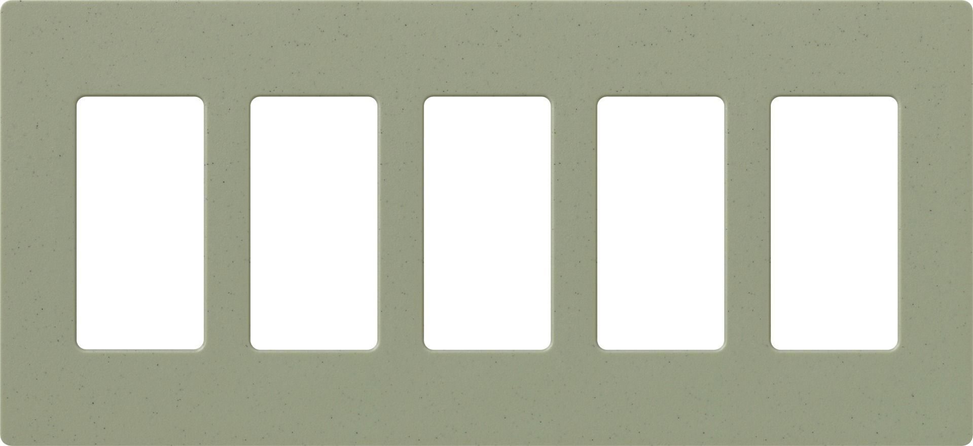 5-GANG SCREWLESS WALLPLATE - **SPECIFY SATIN COLOUR**
