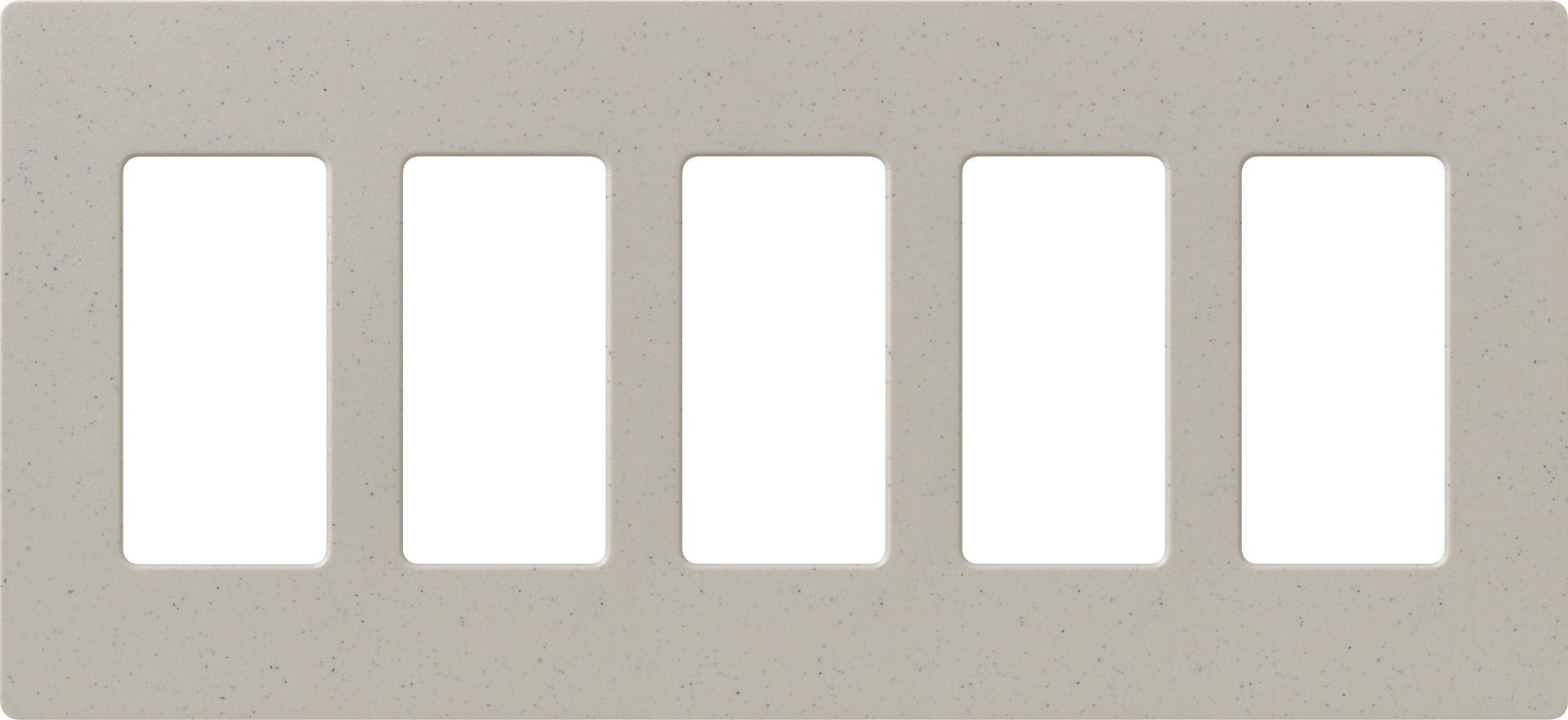 5-GANG SCREWLESS WALLPLATE - **SPECIFY SATIN COLOUR**