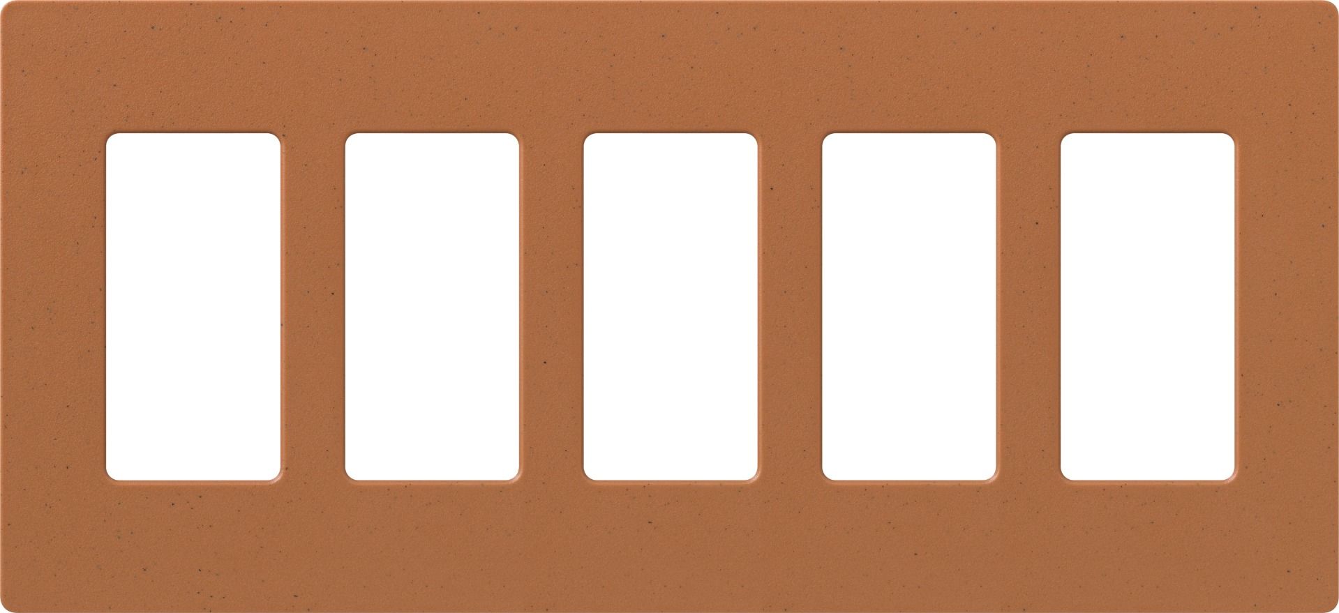 5-GANG SCREWLESS WALLPLATE - **SPECIFY SATIN COLOUR**