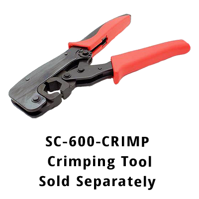 N Male Crimp-On Connector (for SC600 Cable)