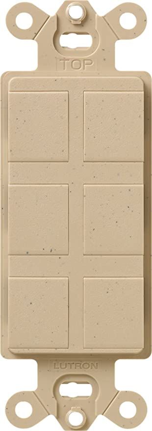 6-PORT FRAME W/BLANKS - **SPECIFY COLOUR**